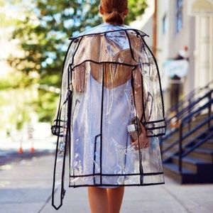 See-through raincoat